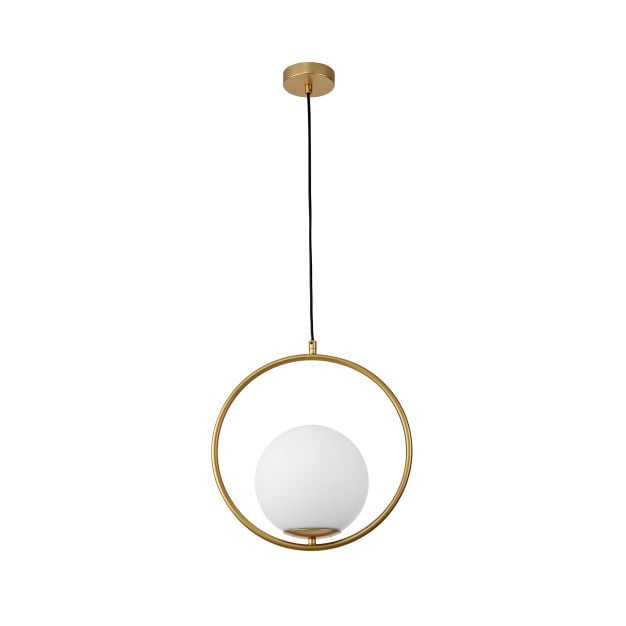 Nova Luce Obitar - hanglamp - 35 x 20 x 120 cm - messing goud