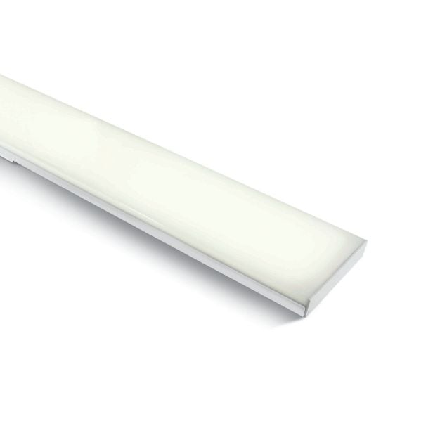 ONE Light LED Linear Floating Light - plafondverlichting - 120 x 12 x 2 cm - 48W LED incl. - wit - witte lichtkleur