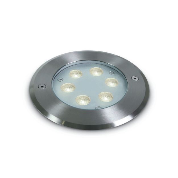 ONE Light LED Underwater Range - onderwater LED-spot - Ø 150 mm, Ø 140 mm inbouwmaat - 6 x 1W dimbare LED incl. - IP68 - roestvrij staal