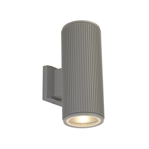 Searchlight Chopwell - buiten wandverlichting - 11,2 x 27,6 cm - IP54 - grijs