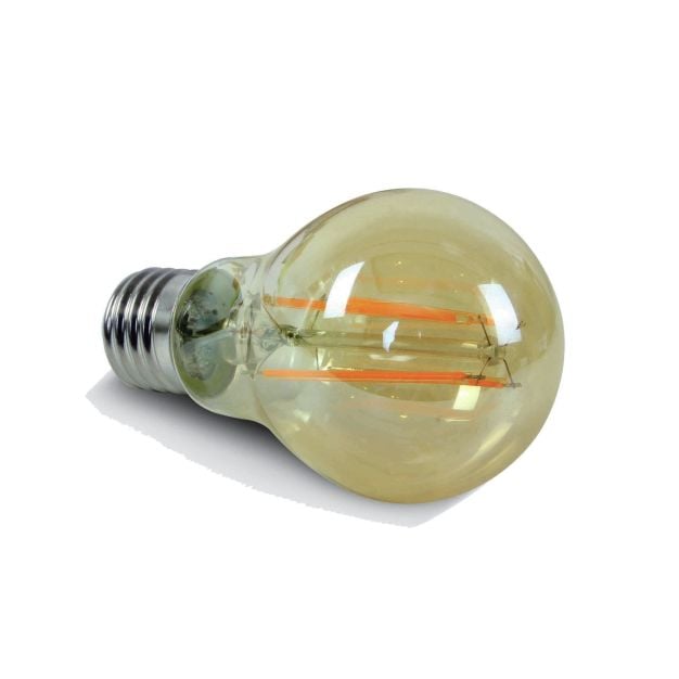 ONE Light Retro LED lamp - Ø 6 x 10,5 cm - E27 - 6,5W dimbaar - 2200K - amber