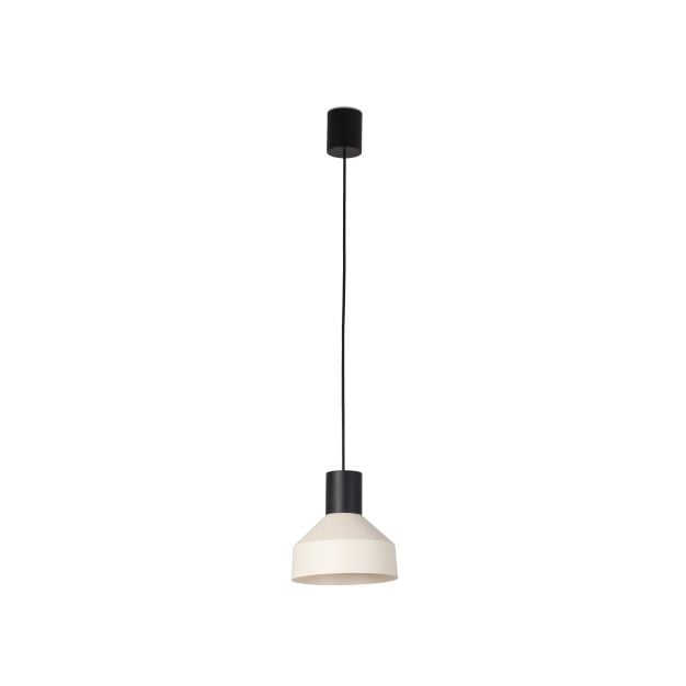 Faro Kombo - hanglamp - Ø 20 x 20 cm - beige en zwart