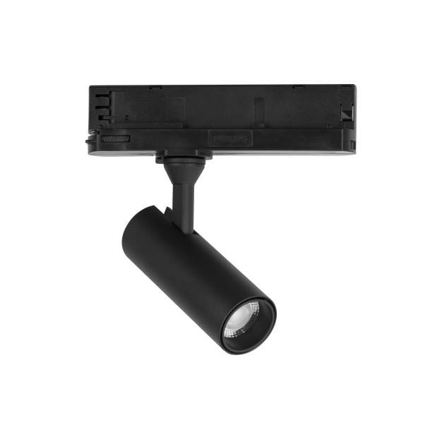 Nova Luce West - 3-fase railspot - 16 x 4 x 19 cm - 10W LED incl. - zandzwart