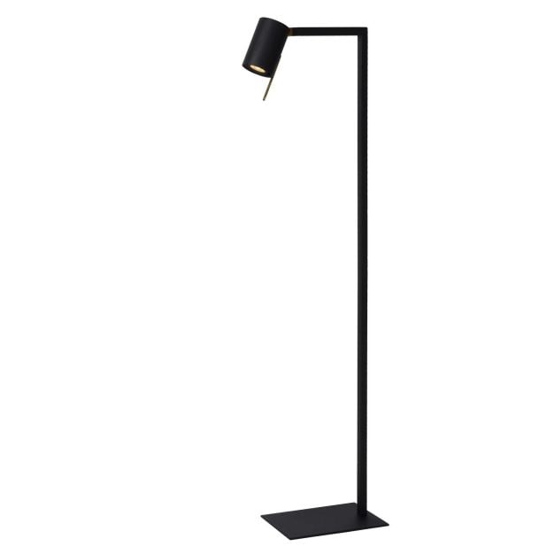 Lucide Lesley - staanlamp - 128cm - zwart