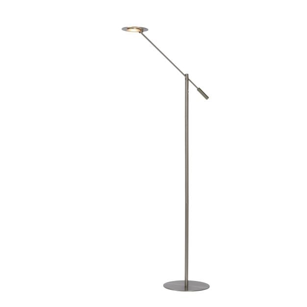 Lucide Anselmo - leeslamp - 25 x 25 x 140 - 9W LED incl. - mat chroom