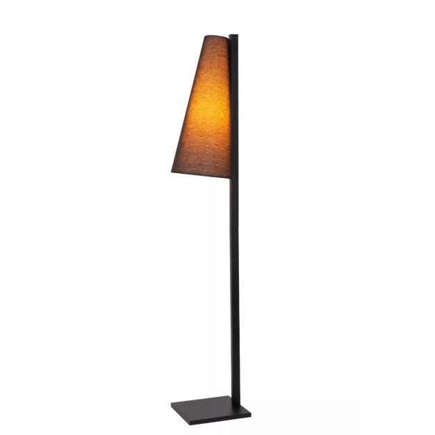 Lucide Gregory - vloerlamp - Ø 24 x 140 cm - zwart