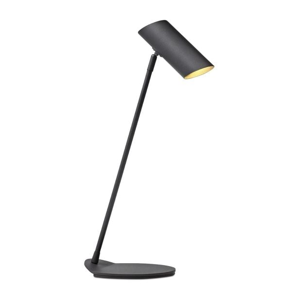 Lucide Hester - bureaulamp - 12 x 28,5 x 54,5 cm - antraciet