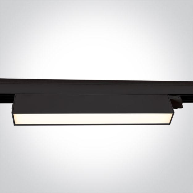 ONE Light Linear Box Lights - spoor licht - 32,4 x 3,8 x 5,5 cm - 24W LED incl. - zwart