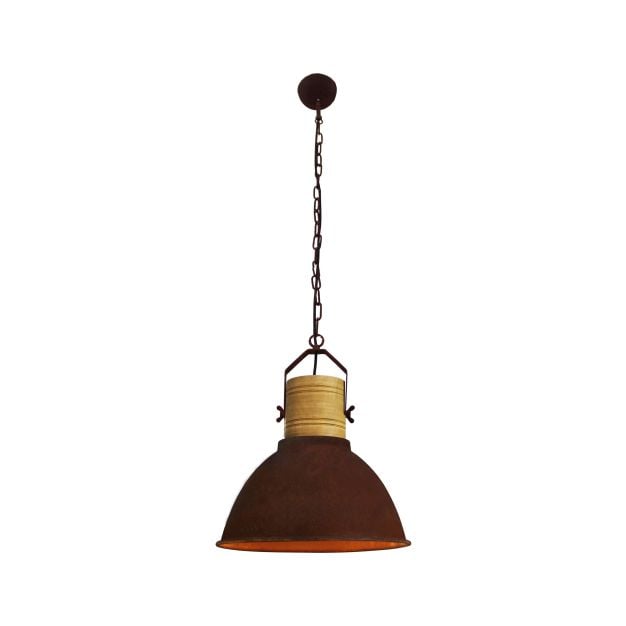 Brilliant Frieda - hanglamp - Ø 39 x 140 cm - roestkleurig