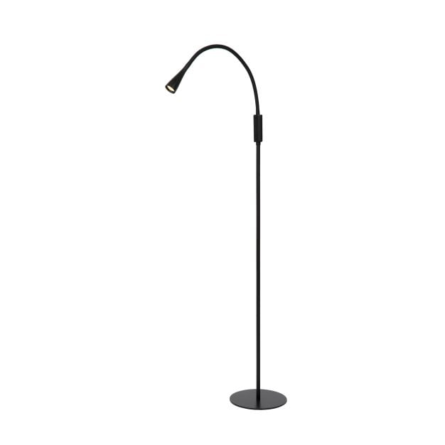 Lucide Zozy - staanlamp -  Ø 22 x 145 cm - 3 stappen dimbaar - 4W LED incl. - zwart