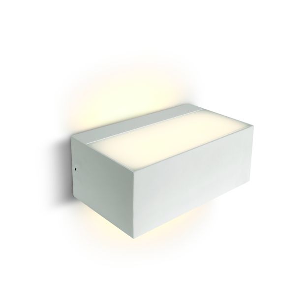 ONE Light Indoor/Outdoor Wall Lights - buiten wandverlichting - 23 x 10 x 9 cm - IP65 - wit