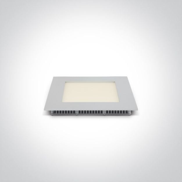 ONE Light Square Recessed Panels - inbouw plafondverlichting - 173 x 173 mm, 155 x 155 mm inbouwmaat - 16W LED incl. - wit - CCT