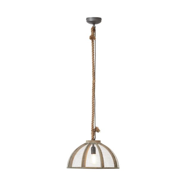 Brilliant Messy - hanglamp - Ø 43 x 120 cm - bruin