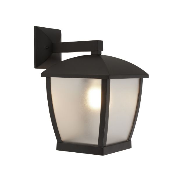 Searchlight Seattle - buiten wandverlichting - 32 x 36 cm - IP44 - zwart