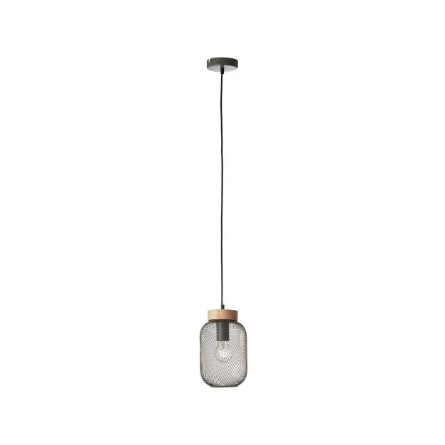 Brilliant Giada - hanglamp - Ø 16 x 112 cm - olijfgroen