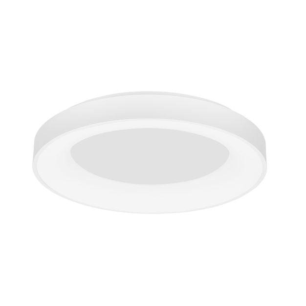 Nova Luce Rando Thin - plafondverlichting - Ø 60 x 9 cm - 50W dimbare LED incl. - zandwit - warm witte lichtkleur