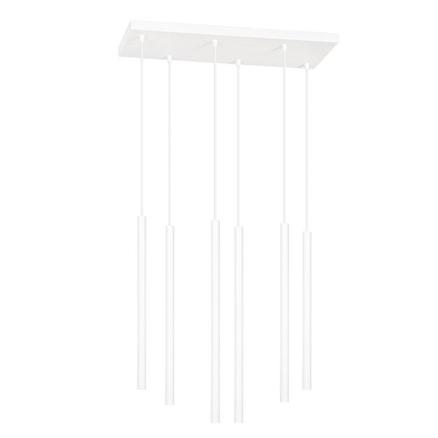 Emibig Selter 6 - hanglamp - 59 x 22 x 120 cm - wit