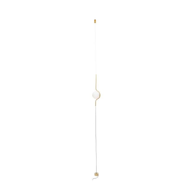 Faro Le Vita - hanglamp - Ø 14 x 308 cm - 6W LED incl. - glanzend goud