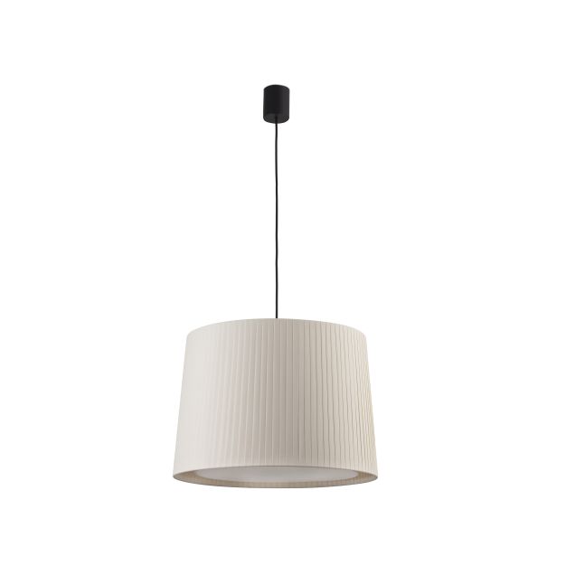 Faro Samba - hanglamp - Ø 40 x 30 cm - zwart en beige