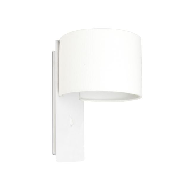 Faro Fold - wandverlichting met schakelaar - 20 x 22 x 30 cm - mat wit