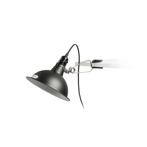 Faro Pepper - klemlamp - 22 x 37 x 20 cm - mat zwart