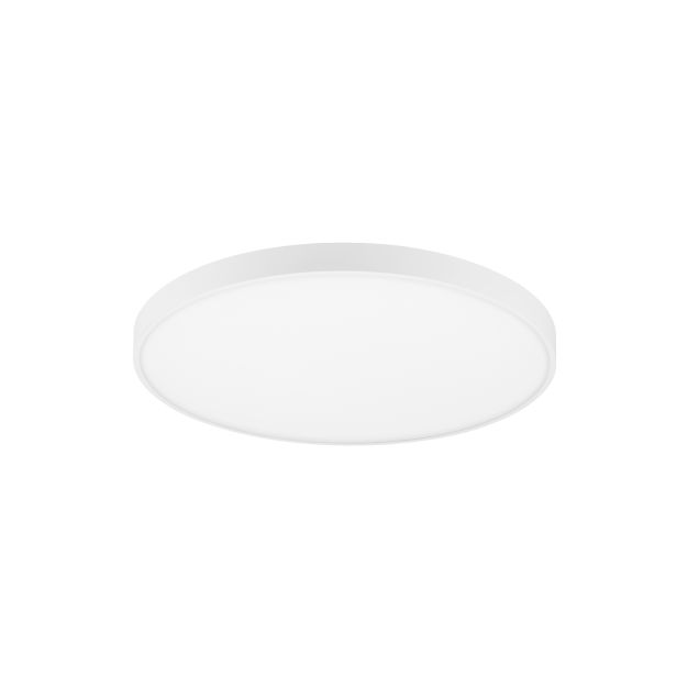 Nova Luce Perfect Profile - plafondlamp op afstandsbediening (excl.) - Ø 80 x 10 cm - 80W dimbare LED incl. - 2700K-6000K - wit