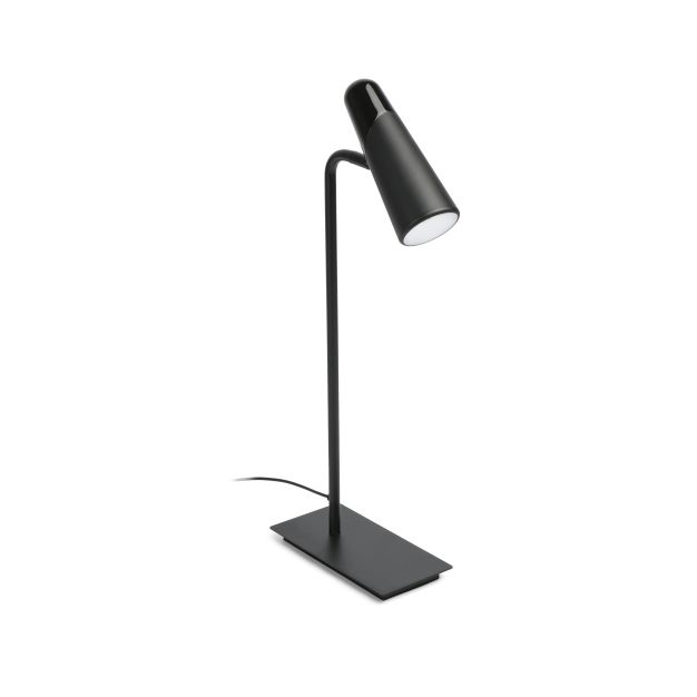 Faro Lao - tafellamp - 16 x 8 x 43 cm - 4W LED incl. - mat zwart