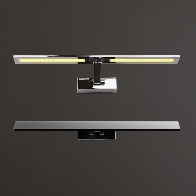 Maxlight Panama - wandverlichting - 60 x 15 x 5 cm - 16W LED incl. - chroom