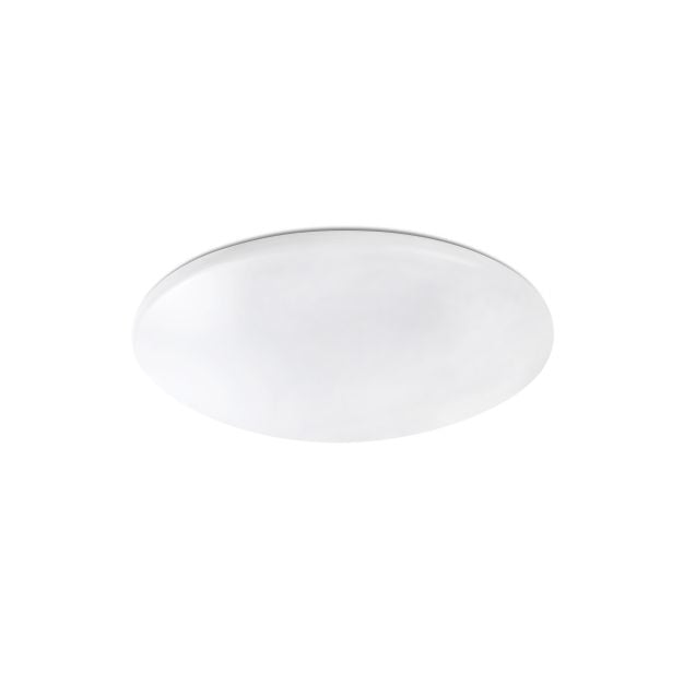 Faro Bic - plafondverlichting - Ø 60 x 14,5 cm - 60W dimbare LED incl. - mat wit