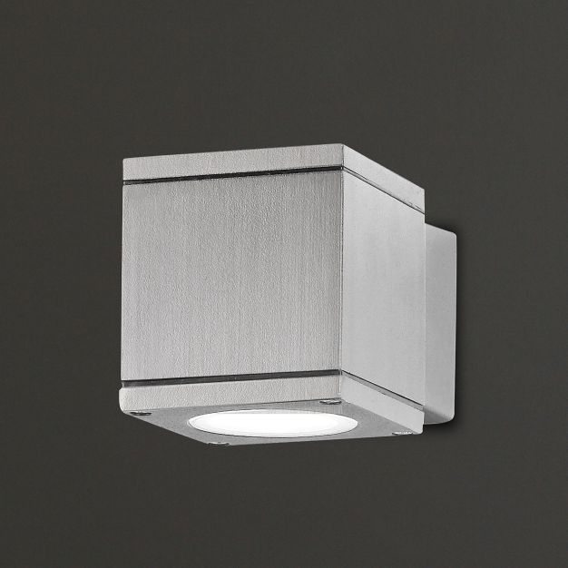 Maxlight Home Square - wandverlichting - 8 x 11 x 8 cm - IP54 - grafiet