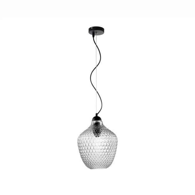 Nova Luce Vetro - hanglamp - Ø 28 x 185 cm - transparant