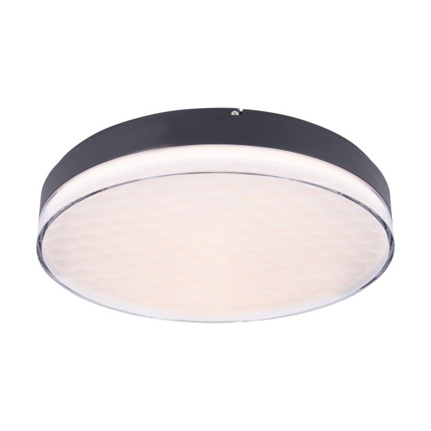 Maxlight Sekko - plafondlamp - Ø 48 x 8,6 cm - 54W LED incl. - zwart