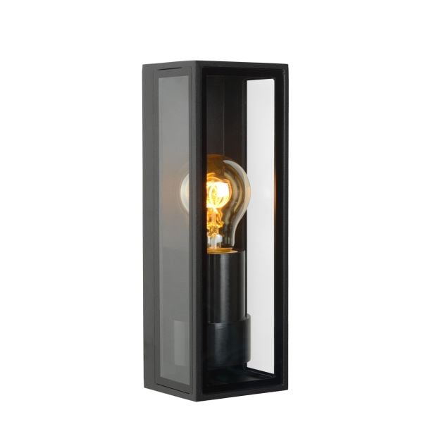 Lucide Dukan - buiten wandverlichting - 8,6 x 9 x 25,8 cm - IP65 - zwart