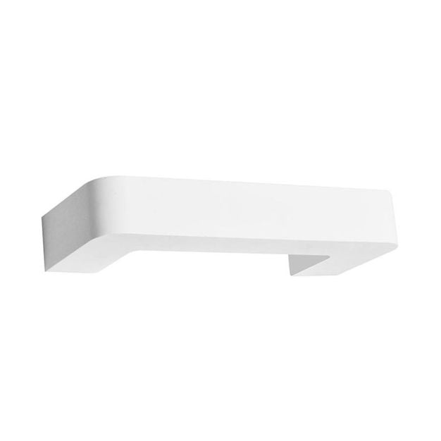 Nova Luce Renata - wandverlichting - 32 x 14 x 5 cm - wit gips