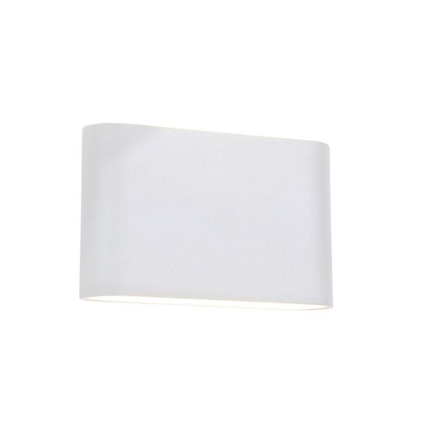 Nova Luce Soho - buiten wandverlichting - 18,5 x 3 x 10 cm - 2 x 5W LED incl. - IP54 - wit