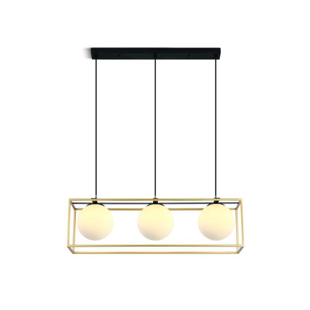 ONE Light Nordic Decorative Range - hanglamp - 70 x 120 cm - messing