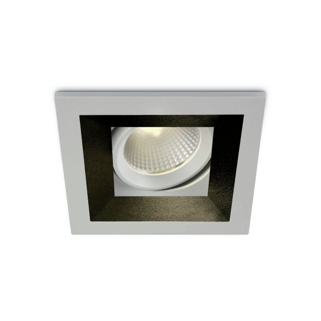 ONE Light Interchanging Rings - inbouwspot - 108 x 108 mm, 95 x 95 mm inbouwmaat -12W LED incl. - wit