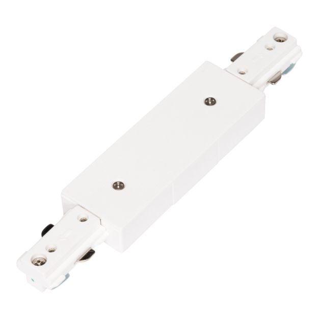 Projectlight Railsysteem - voedingsconnector - 18 x 3,5 x 1,8 cm - wit