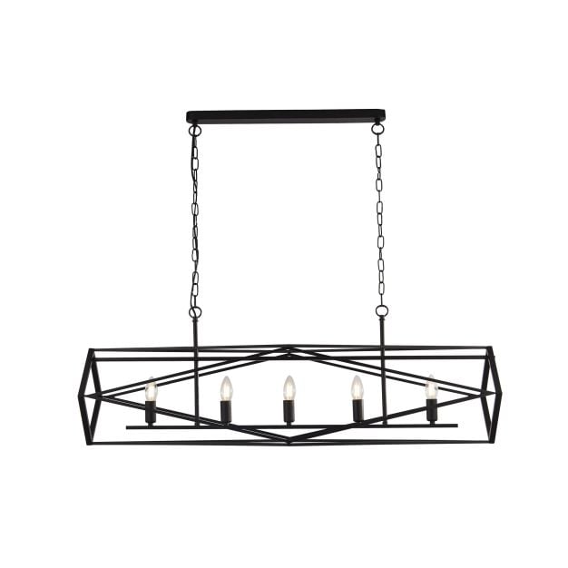 Searchlight Chassis - luster - 86 x 26 x 90 cm - mat zwart