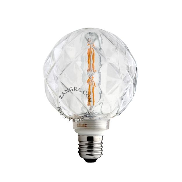 LED filament lamp dimbaar - Ø 9,5 x 10 cm - E27 – 3,5W - 2200K