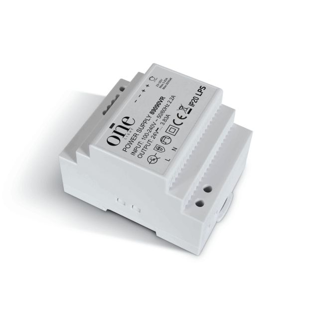 ONE Light DIN RAIL driver - 24Vdc/230V - 90W - niet dimbaar