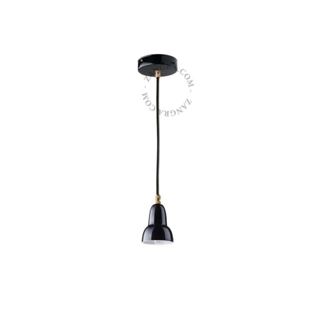 Zangra - hanglamp - ⌀ 8 x 310 cm - zwart