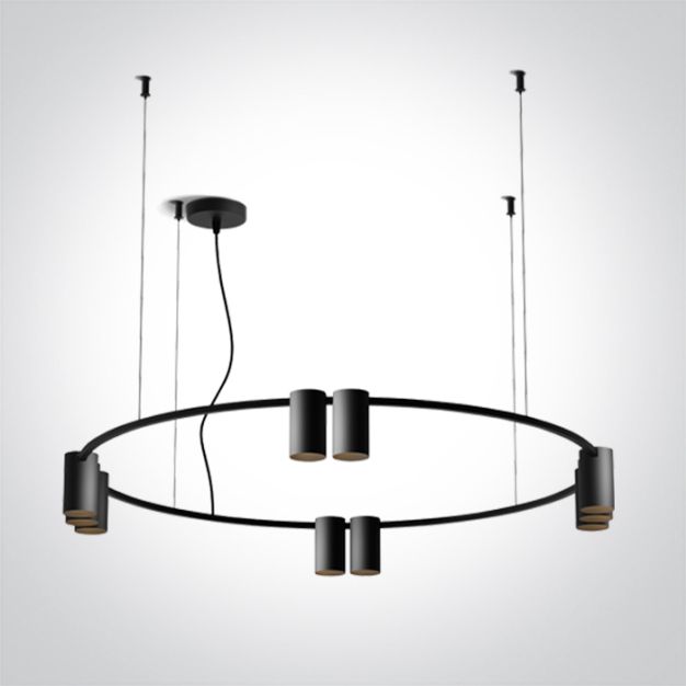 ONE Light Pendants - hanglamp - Ø 80 x 150 cm - zwart