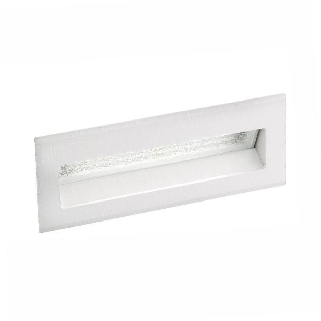 Nova Luce Krypton - inbouw wandverlichting - 13,5 x 8 x 5,5 cm - 3W LED incl. - IP54 - wit