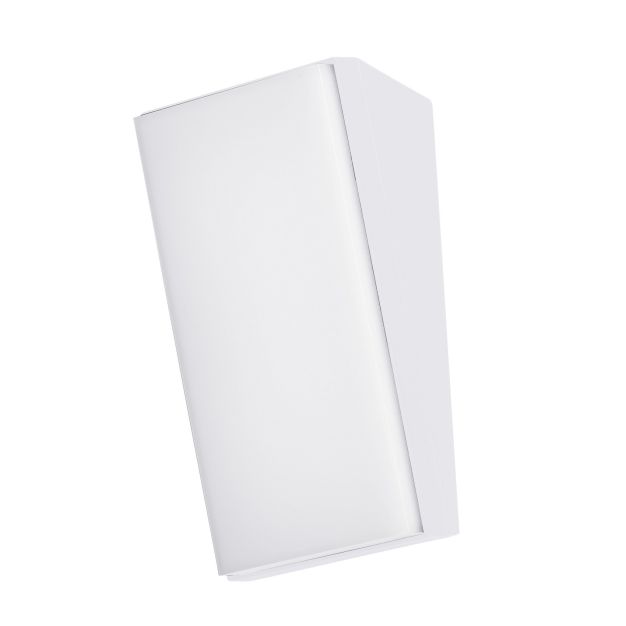 Nova Luce Keen - buiten wandverlichting - 9 x 7 x 18 cm - 12W LED incl. - IP65 - wit