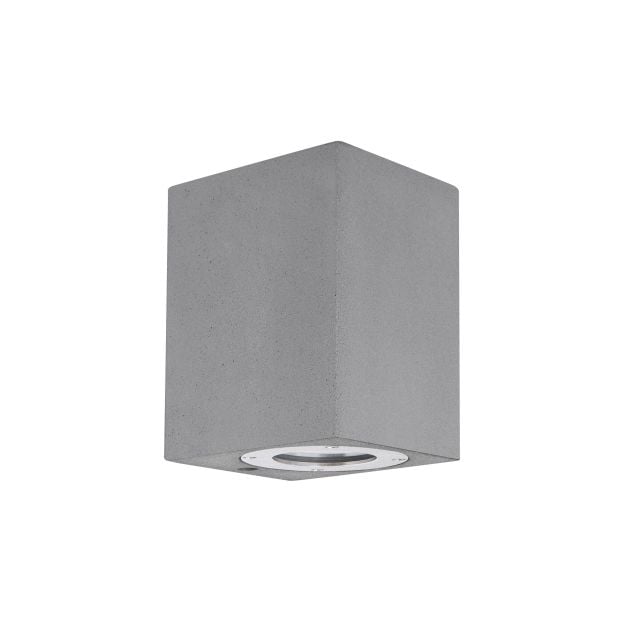 Nova Luce Fuento - buiten wandverlichting - 8,6 x 10 x 12 cm - IP65 - grijs