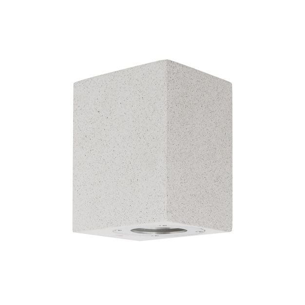 Nova Luce Fuento - buiten wandverlichting - 8,6 x 10 x 12 cm - IP65 - wit