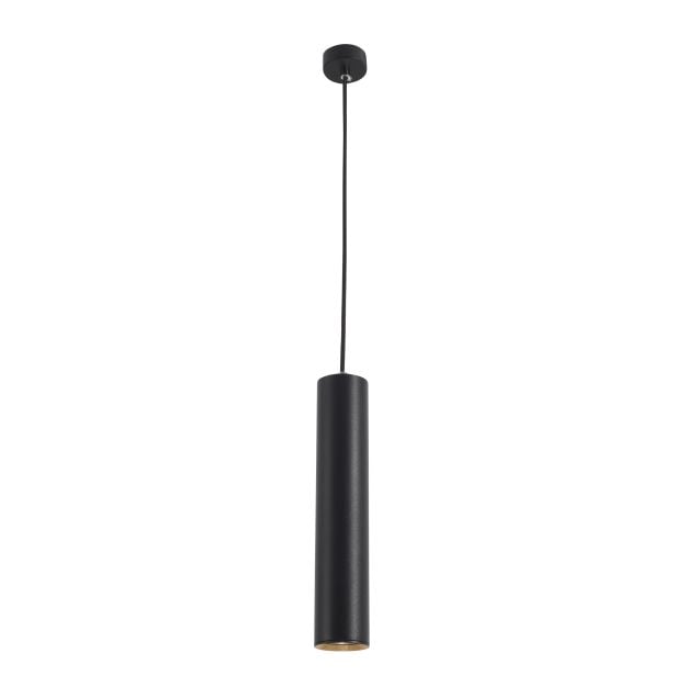 Nova Luce Gia - hanglamp - Ø 6 x 170 cm - zwart