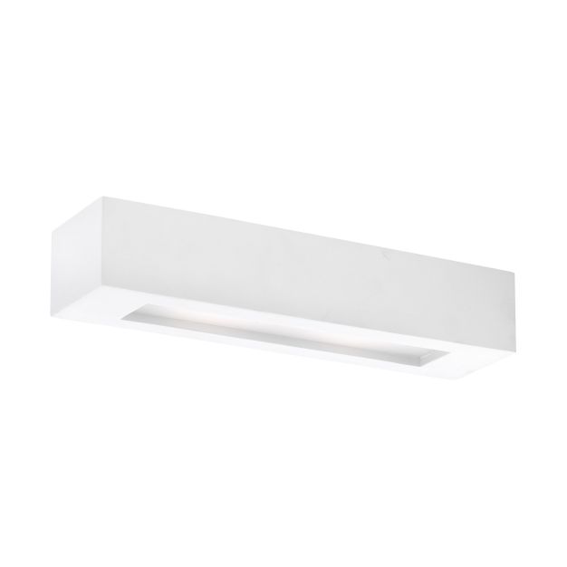 Nova Luce Otello - wandverlichting - 36 x 9,5 x 7 cm - wit gips (stockopruiming!)