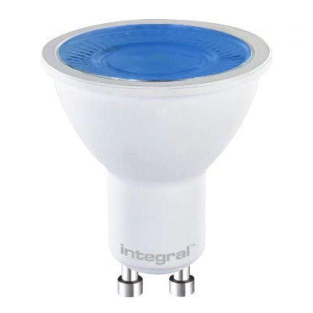 Integral LED-spot - Ø 5 x 5,6 cm - GU10 - 5W niet dimbaar - blauw